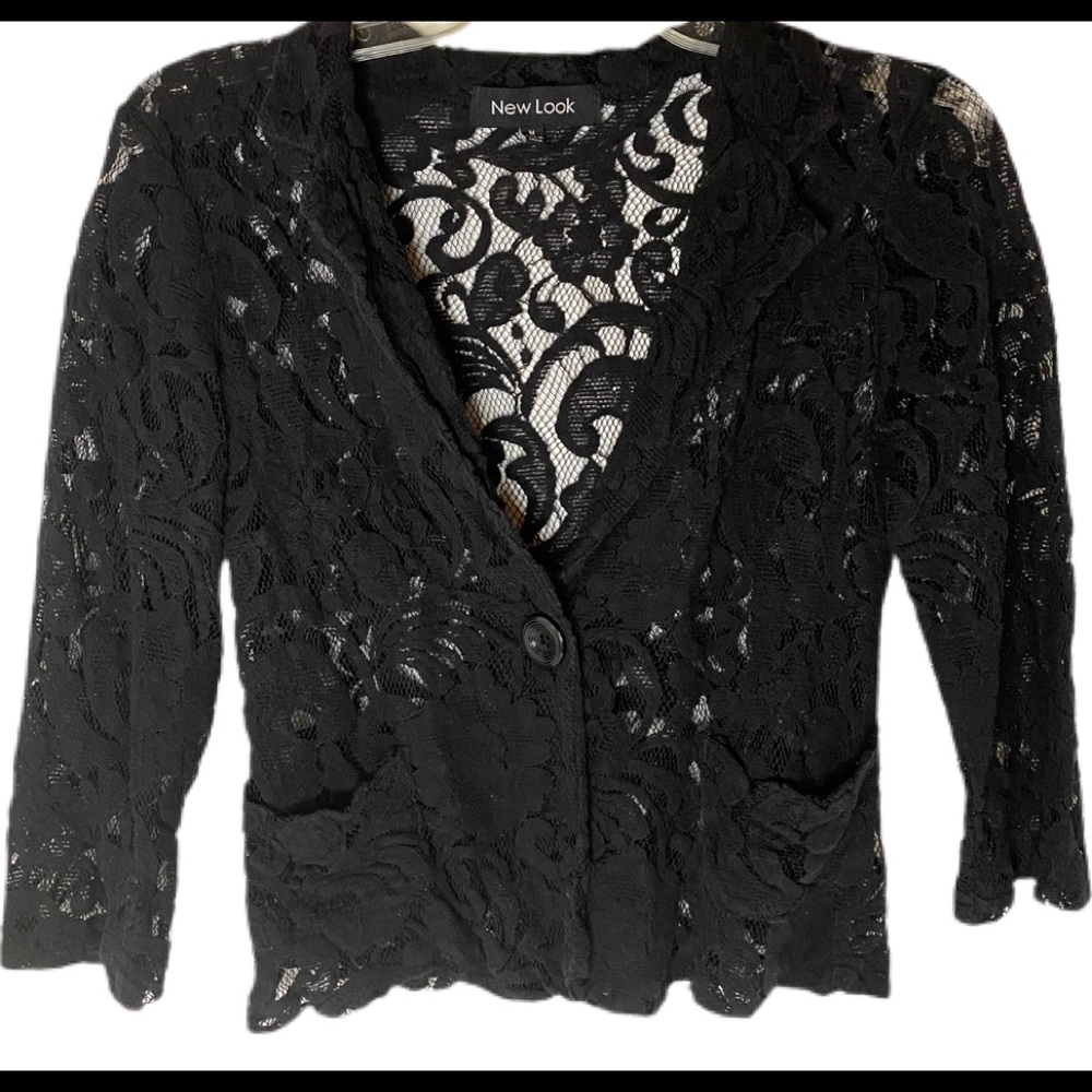 New Look crochet jacket